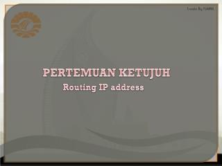 PERTEMUAN KETUJUH