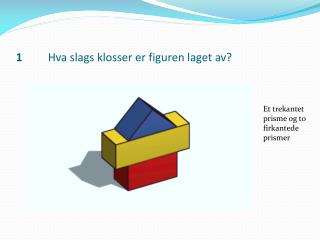 1	 Hva slags klosser er figuren laget av?