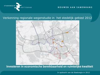 Verkenning regionale wegenstudie in het stedelijk gebied 2012