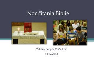 Noc čítania Biblie