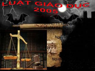 LUẬT GIÁO DỤC 2005