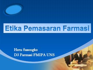 Heru Sasongko D3 Farmasi FMIPA UNS