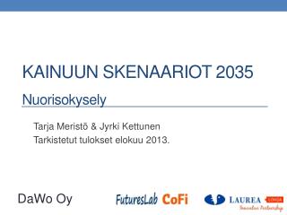 Kainuun skenaariot 2035 Nuorisokysely