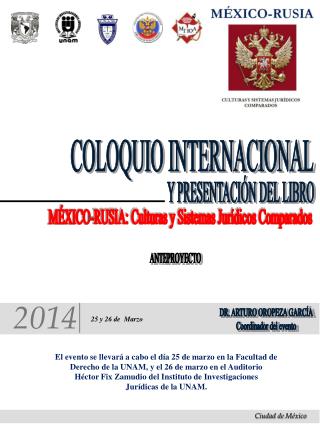 COLOQUIO INTERNACIONAL
