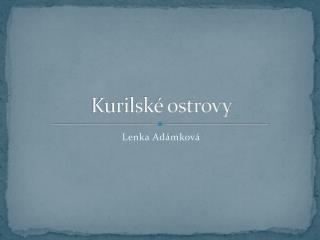 Kurilské ostrovy