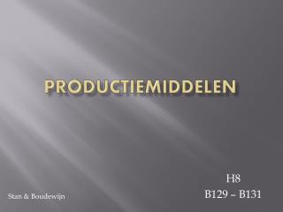 Productiemiddelen