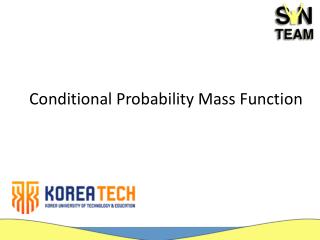 Conditional Probability Mass Function