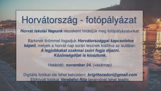 Horvátország - fotópályázat