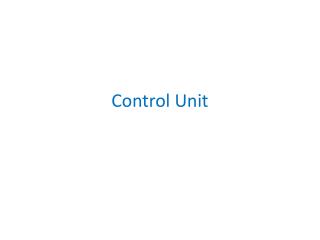 Control Unit