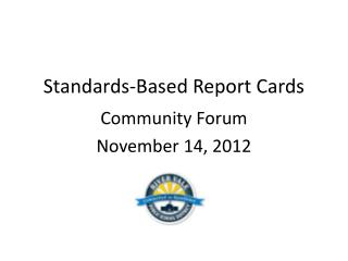 Standards-Based Report Cards