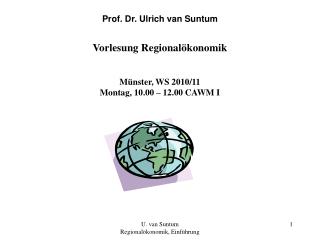 Prof. Dr. Ulrich van Suntum