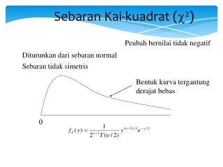 Sebaran Kai- kuadrat ( c 2 )