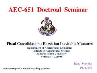 AEC-65 1 Doctroal Seminar