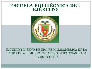 ESCUELA POLITÉCNICA DEL EJÉRCITO