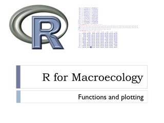 R for Macroecology