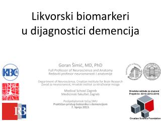 Likvorski biomarkeri u dijagnostici demencija