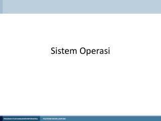 Sistem Operasi