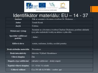 Identifikátor materiálu: EU – 14 - 37