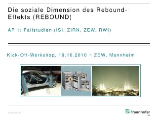 Die soziale Dimension des Rebound-Effekts (REBOUND)