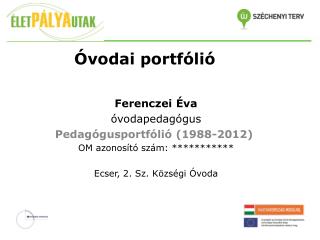 Óvodai portfólió