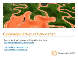 Újdonságok a Web of Scienceben