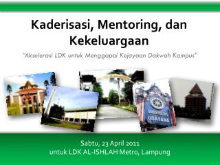 Kaderisasi , Mentoring, dan Kekeluargaan