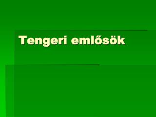 Tengeri emlősök