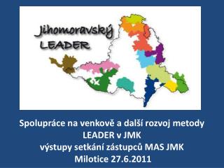 Dosažené výsledky činností MAS JMK