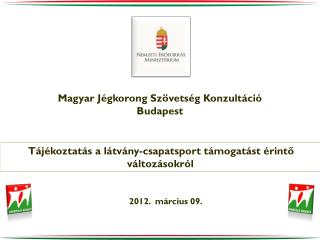 Magyar Jégkorong Szövetség Konzultáció Budapest