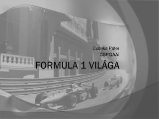 Formula 1 világa