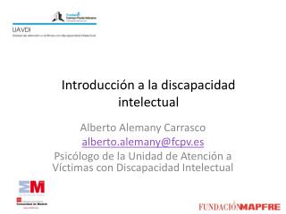 Introducción a la discapacidad intelectual