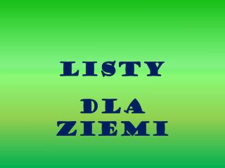 Listy