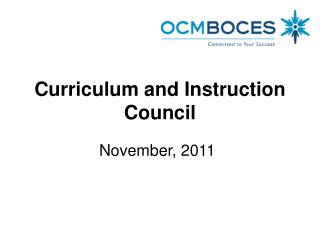 Curriculum and Instruction Council