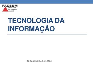 Tecnologia da Informação