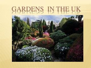 Gardens in the UK