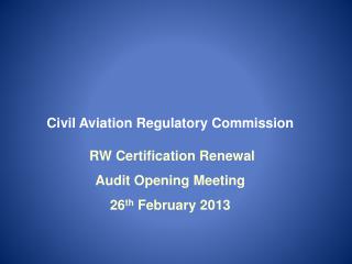 Civil Aviation Regulatory Commission
