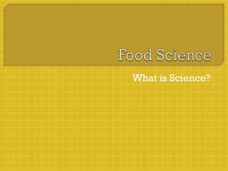 Food Science