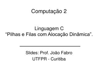 Computação 2