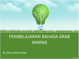 PEMBELAJARAN BAHASA ARAB WARNA