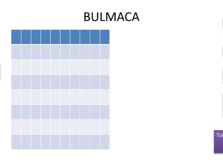 BULMACA