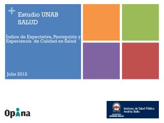 Estudio UNAB SALUD