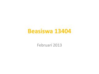 Februari 2013