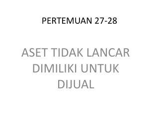 PERTEMUAN 27-28