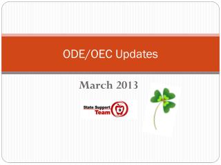 ODE/OEC Updates