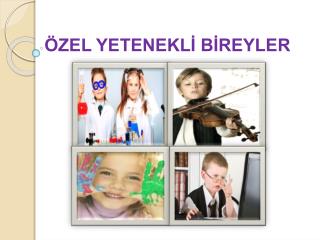 ÖZEL YETENEKLİ BİREYLER