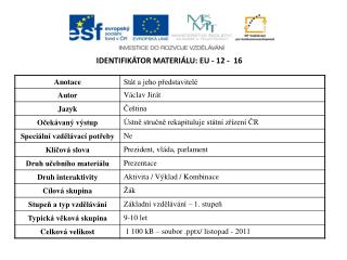 Identifikátor materiálu: EU - 12 - 16