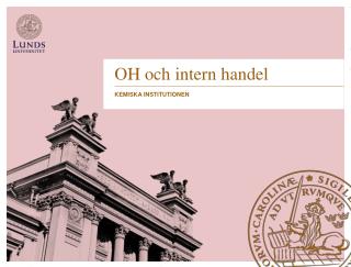 OH och intern handel