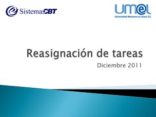 Reasignación de tareas