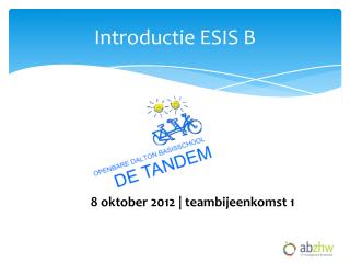 Introductie ESIS B