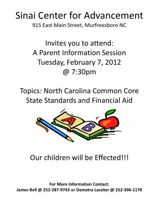 SCFA Parent Flyer